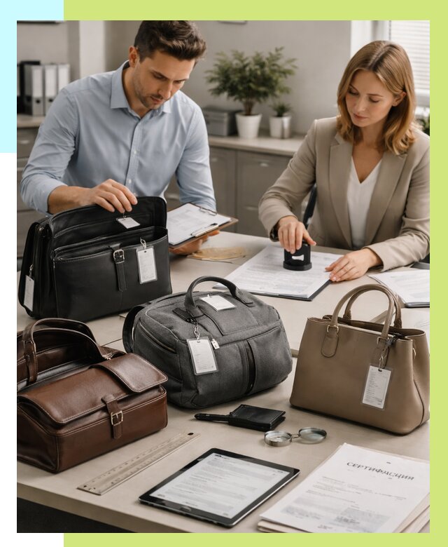 Сертификация сумок в Черногорске от 7655 руб. | Алешин-Чрн