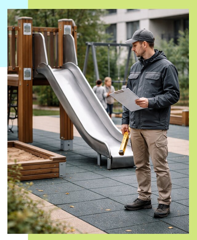 Сертификация детских площадок в Черногорске от 25518 р. | Алешин-Чрн