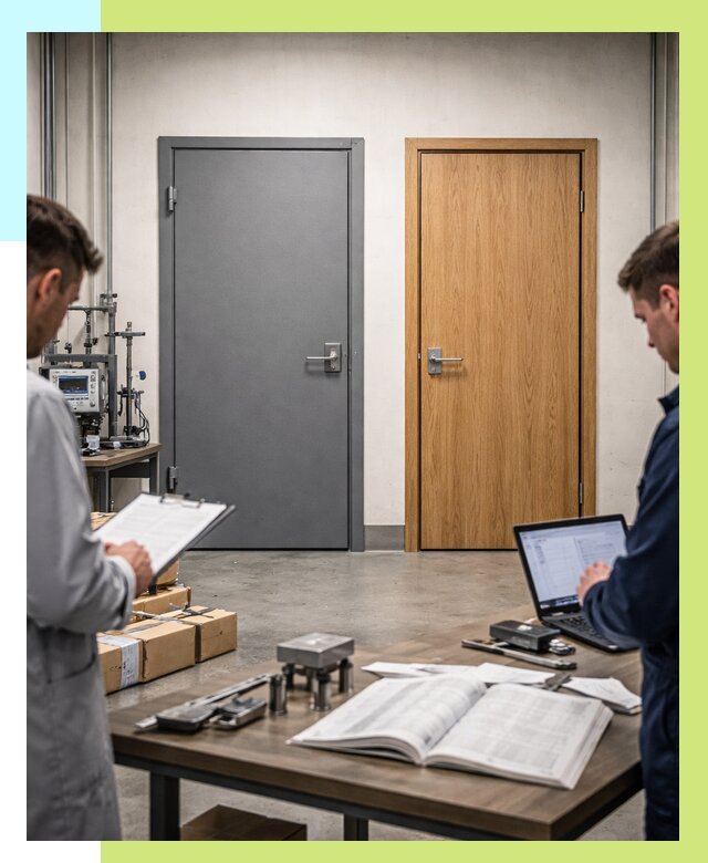 Сертификация дверей в Черногорске от 8166 р. под ключ | Алешин-Чрн