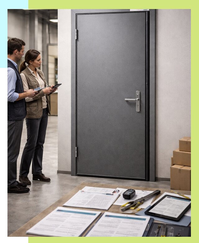 Сертификация противопожарных дверей в Черногорске от 9186 р. | Алешин-Чрн