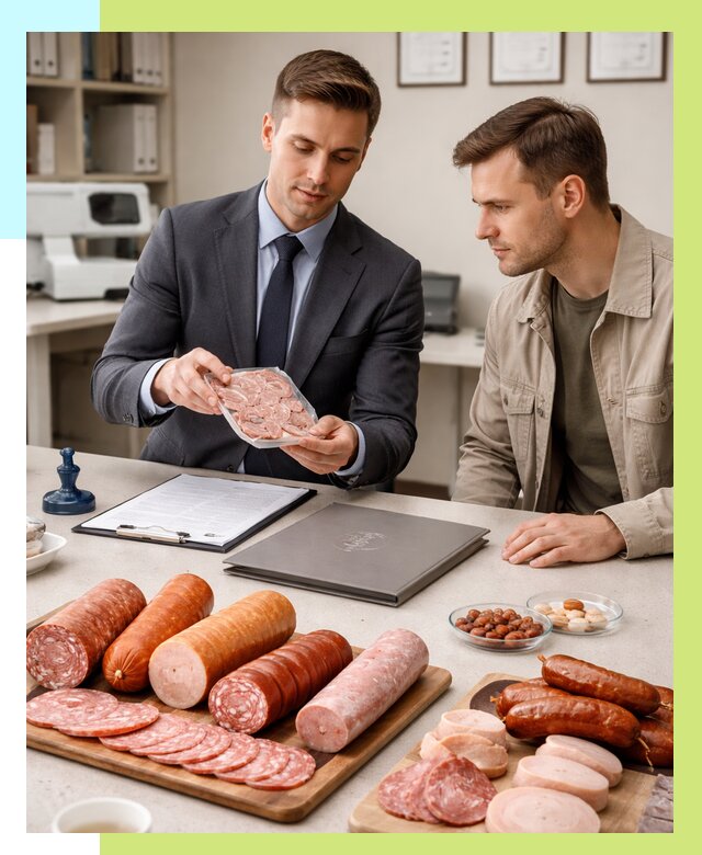 Сертификация колбасных изделий в Черногорске от 7655 р. | Алешин-Чрн