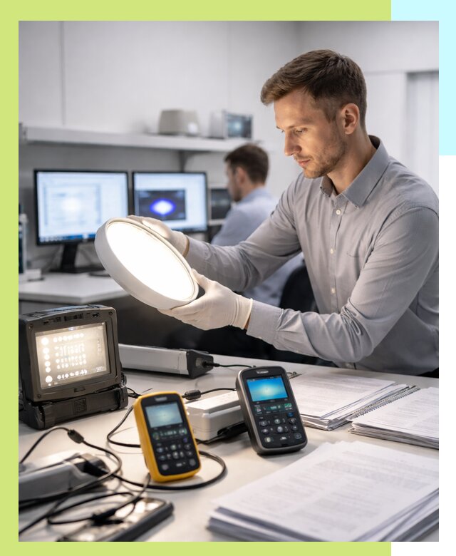 Сертификация светильников в Черногорске: испытания и оформление