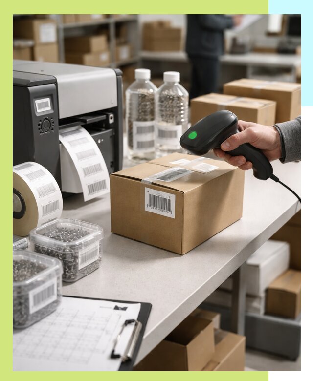 Штрихкодирование продукции и маркировка для продажи в Черногорске