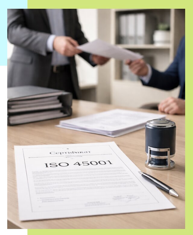 Сертификат ISO 45001 в Черногорске под ключ от 45932 р. | Алешин-Чрн